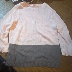 Made by loft , size is a XL , color is grey pink